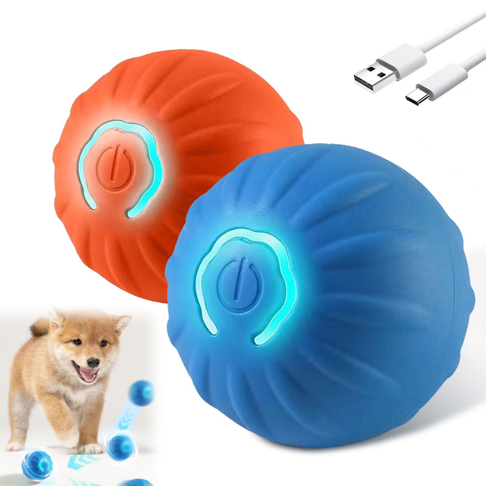 Xihongshi Shaky Ball Toy For Dogs, Shaking Dog Ball, Vibrating Dog Bal Petocart Xihongshi Shaky Ball Toy For Dogs, Shaking Dog Ball, Vibrating Dog Bal Petocart